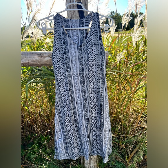 Kuhl reversible patterned/solid gray dress M - Picture 1 of 4